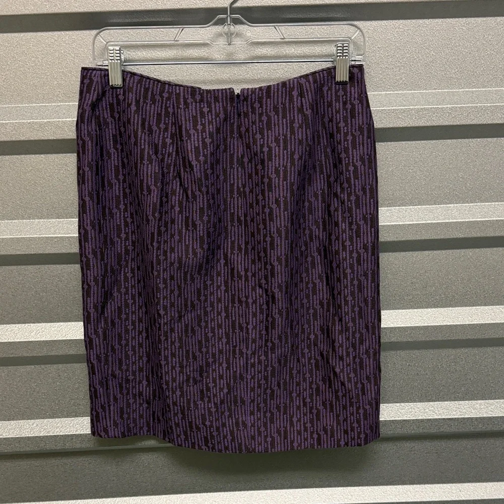 Lourdes Chavez Women Silk & Wool Size 6 Midi Pencil Skirt VINTAGE Office Teacher